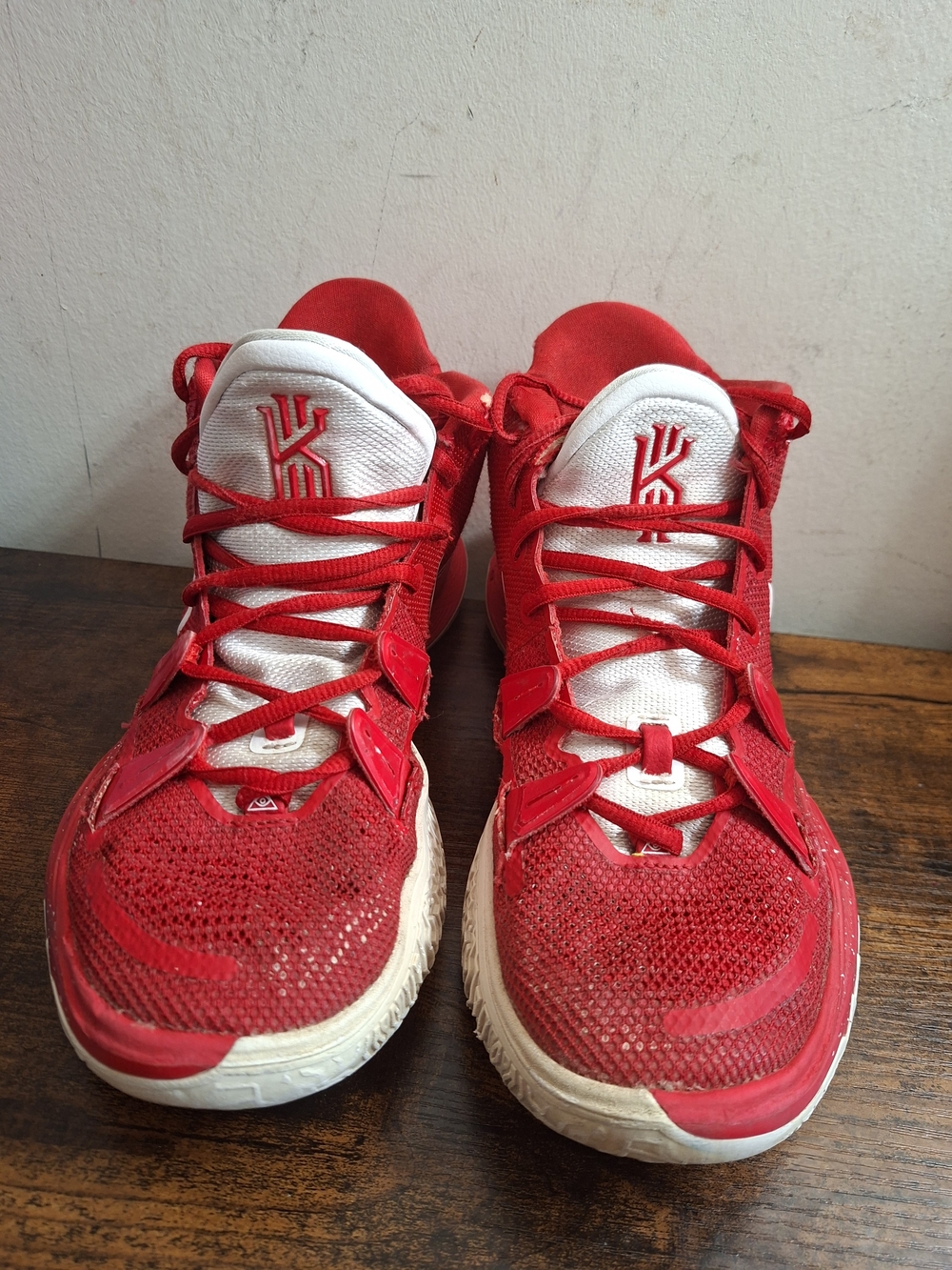 Nike Kyrie 7 TB Red/White Basketball Mens Size 8.5